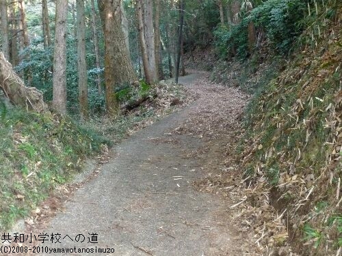 共和小学校への道