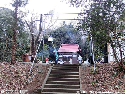 愛宕神社境内