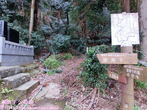 湘南平への道